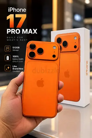 iPhone 17 Pro Max 512GB — Like New, 100% Battery Health only 9 cycle