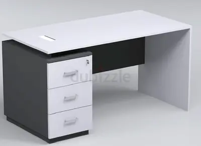 Modern Office Desk with 3-Drawer Custom Made