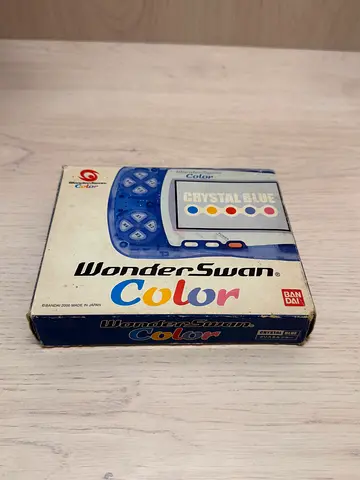 Bandai WonderSwan Color Crystal Blue Console+game