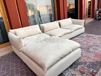 Great __ Condition Marina Home feather 🪶 filled Sofa Beige