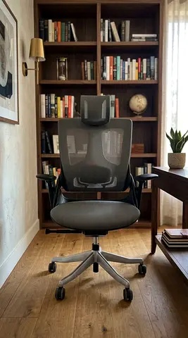 Used like new office chair with headrest in good condition Merryfair