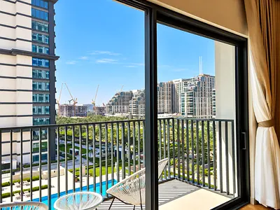 Upgraded & Furnished 2BR | Park Field 2 | All Amenities | Dubai Hills