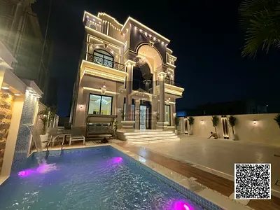 فيلا الأحلام في المويهات 2 بتصميم كلاسيك من يبحث عن افضل المواقع في عجمان وقريبه من جميع الخدمات مع مسبح + حوش كبير + روف