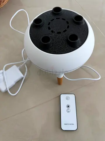 Compact Ultrasonic Humidifier with Remote - White