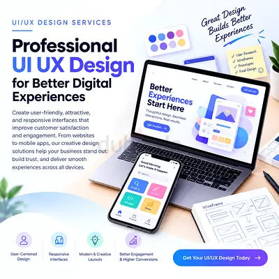Professional UI UX Design for Better Digital Experiences