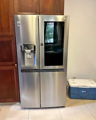 LG Model Instaview Door in Door Side By Side Fridge Freezer with Water Dispenser ice Maker