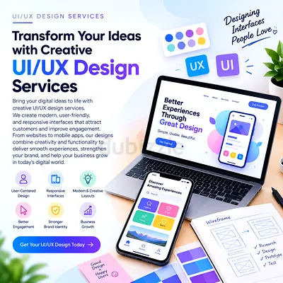 Transform Your Ideas with Creative UI/UX Design Services