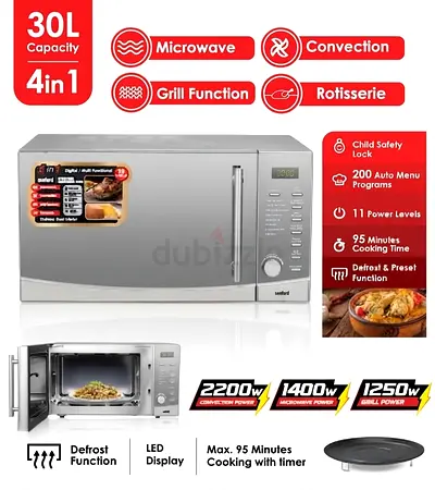 Sanford Microwave Oven 4 in1, 30 Liter Capacity.