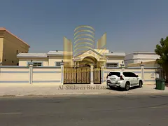 Single-story villa for rent in Ajman Al Raqaib area – opposite a mosque and a commercial complex E