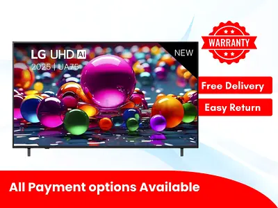 LG 43 Inch TV - UA75  | UHD 4K Smart TV | α7 AI Processor Gen8 | webOS | HDR10 | 43UA7500 | 2025