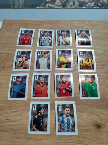 Panini COCA COLA set of 14 LATAM Stickers FIFA World Cup 2026 - Mbappe, Kane, Lamine Yamal, Dibu...