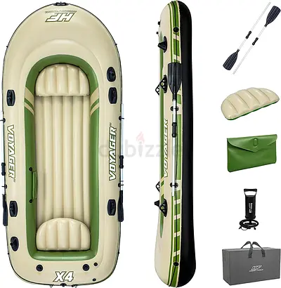 11'6" x 57"/3.5m x 1.45m Voyager X4 Raft Set