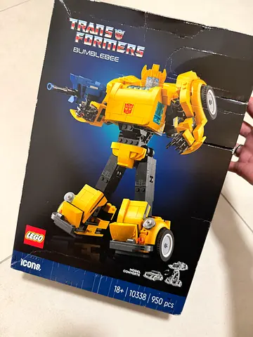LEGO Icons 10338 Bumblebee (Transformers) - Used Box and Instructions, Complete Set