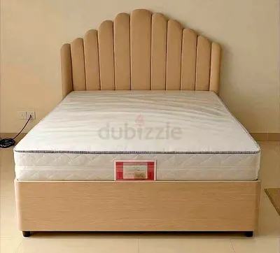 Brand New High Quality Cotton fabric Queen Bed Available