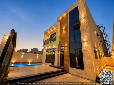 Modern villa in Al Helio 2 with a swimming pool (registration and ownership transfer fees included) freehold ownership available to all nationalities