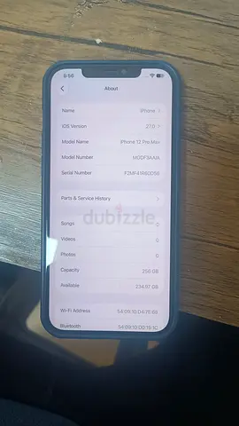 Apple 12 pro max TDRA
