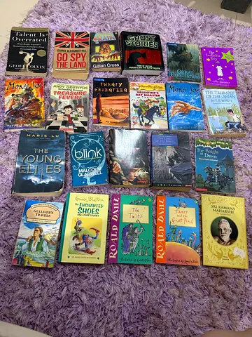 Collection of used children's and young adult books (Roald Dahl, Enid Blyton, etc.)