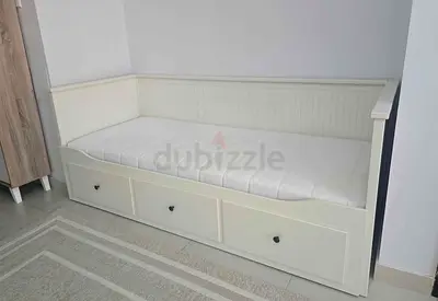 Ikea hamnes day bed with 2 mattress and 3