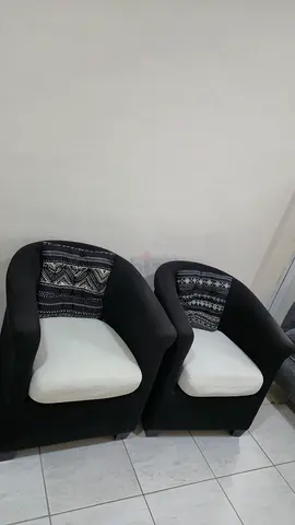 Urgent sale. Set of 2 Black sofa Chairs – Good Condition