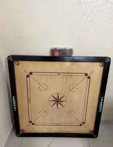 Carrom Board with Striker and Coins - Used
