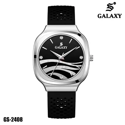 Galaxy GS-2408 Unisex Sport Watch with Silicone Strap