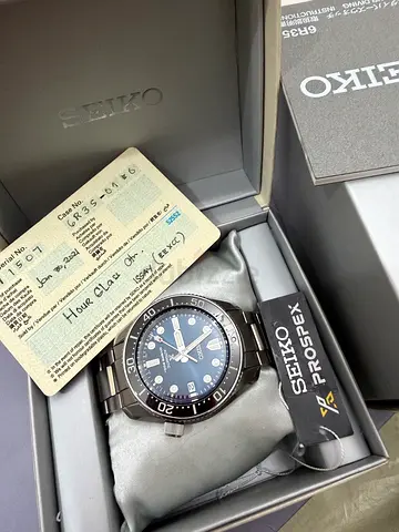 Seiko Prospex Automatic Men's Dive Watch with Box and Papers