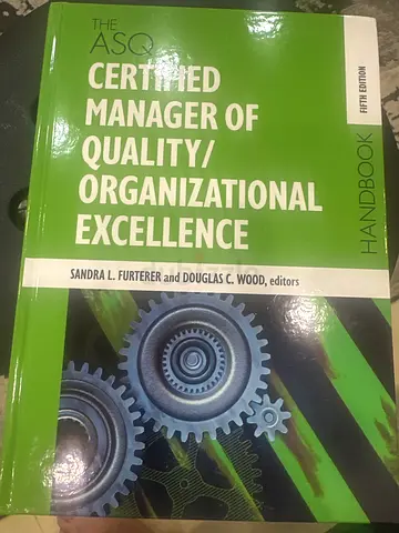 ASQ - Certified Manager of Quality / Org. Excellence