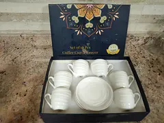 12 pcs Coffee cup set, karak cup, saucer