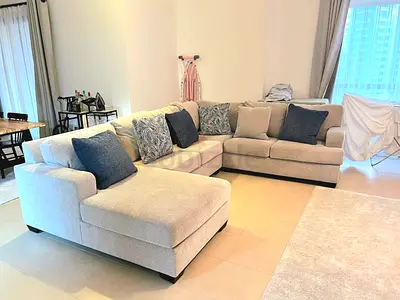 Selling high quality United furniture U Shape Sofa Beige