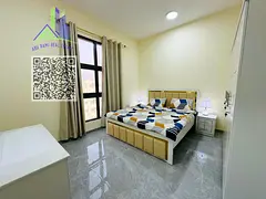The most elegant 1-bedroom apartment with brand-new furniture on Ajman Corniche, central AC and balc