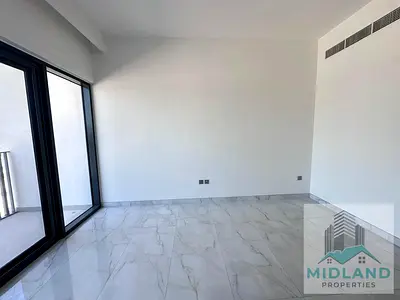Studio Apartment | Azizi Beach Oasis | Balcony & Park View