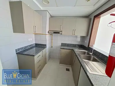 12 cheques offer 1bhk with 2bath balcony with 21 days grace period near burjman metro exit 4