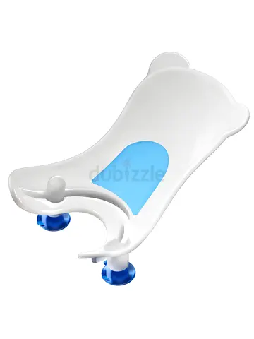 Baby Bath Support Seat with Suction Cups - White/Blue