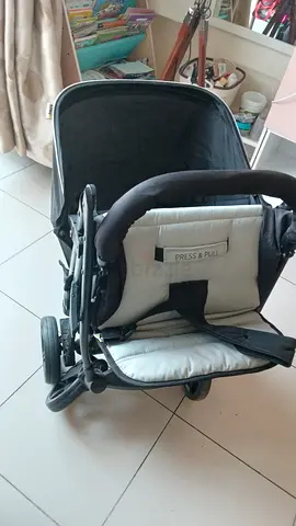 Used baby stroller - sturdy compact fold, good condition
