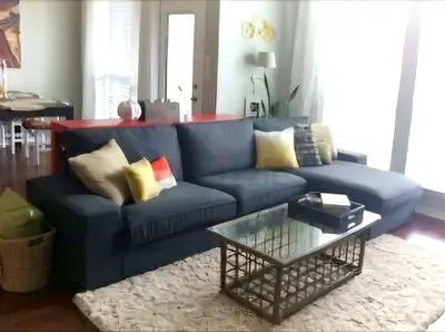 Dark gray IKEA Kivik L Shape Sofa Perfect Condition