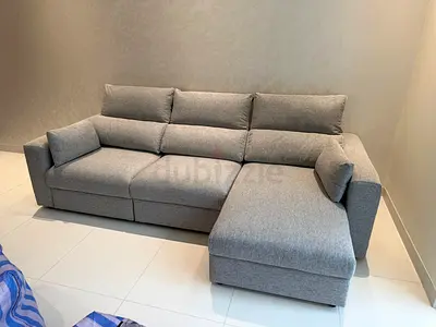Ikea Eskilstuna L shape sofa bed