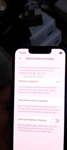 iPhone with 91% Battery Health - Good Condition