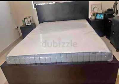 IKEA malam bed with mattress 140x200cm