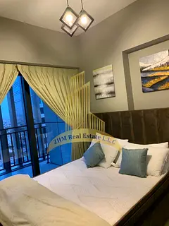 1 Bedroom furnished for Rent | Zada Tower |Chiller Free | Full Pool View | Walkable from metro Busin