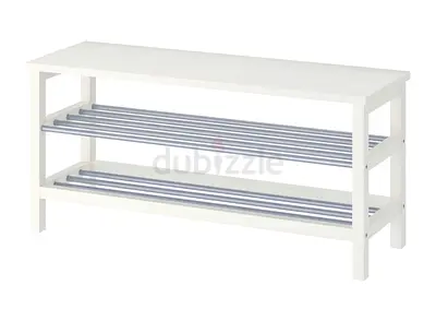 IKEA TJUSIG Shoe Storage Bench – Excellent Condition
