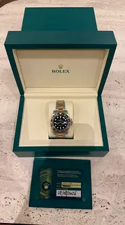 Rolex GMT-Master II two-tone watch with box and papers 2026