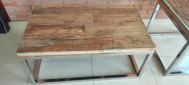 Railway Wood Coffee Table ONLY For sale