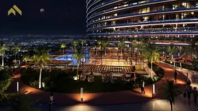 1BR Apartment | Binghatti Skyflame 2 | Furnished | Skyline & Marina Views