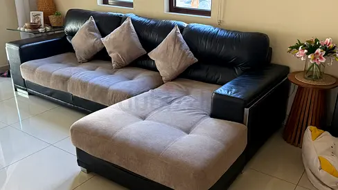 Leather sofa and free leather chair