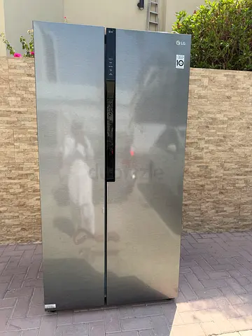 LG Refrigerator Side By Side Fridge 679 Litres GRB257KQDV Mega , DELIVERY + WARRANTY