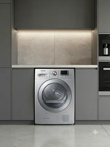 Samsung 8kg Front-Load Clothes Dryer – Silver | Excellent Drying Performance | Free Delivery