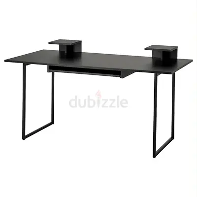 IKEA OBEGRÄNSAD Black music studio desk