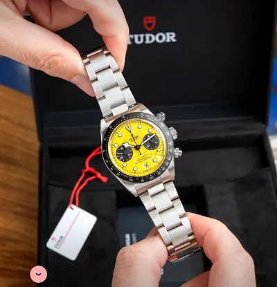 Tudor Black Bay Chrono Yellow Dial 79360N