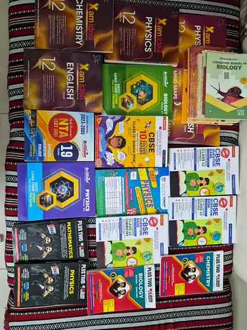 Set of Class 12 CBSE & Entrance Exam Prep Textbooks and Guides