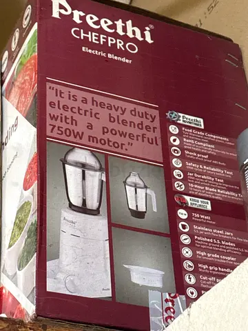 Preethi Chefpro 750W Electric Mixer/Blender - Used one mixer- serious buyers only